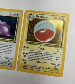 1999 WOTC Pokemon Card Holo Lot - Fossil Ditto 3/62 + Jungle Electrode 2/64 Mint - Image 4