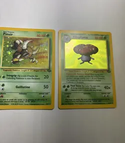 1999 WOTC Pokemon Card TCG Jungle Holo Lot Pinsir 9/64 + Vileplume 15/64 NM Mint - Image 4