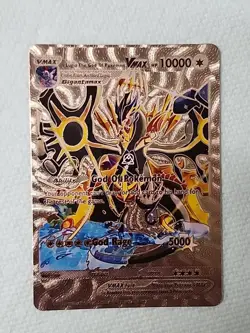 Lugia The God Of Pokemon VMAX Rose Gold Foil Fan Art Card Hp10000 Pokemon - Image 1