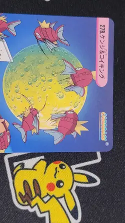Carddass Anime Collection 279 Tracey & Magikarp Pokemon Card Japanese - Image 4