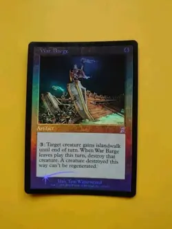 War Barge Time Spiral "Timeshifted" MTG Card. FOIL. as pics. 2006 magic - Image 1