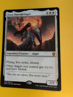 Lyra Dawnbringer. DOM Mythic Angel. Magic the Gathering Card. - Image 3