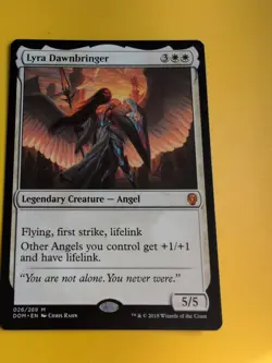 Lyra Dawnbringer. DOM Mythic Angel. Magic the Gathering Card. - Image 4