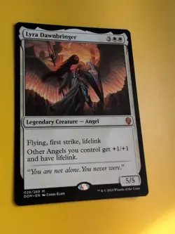 Lyra Dawnbringer. DOM Mythic Angel. Magic the Gathering Card. - Image 5
