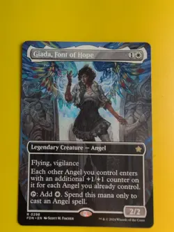 Giada, Font of Hope. FDN Angel R0298 Magic the Gathering Card. - Image 1