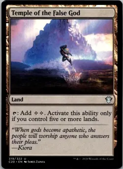 Temple of the False God 319 U Commander 2020 Near Mint - Image 1