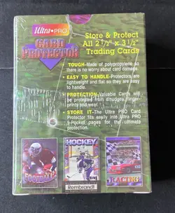 Vintage 1996 Ultra Pro Card Protector 100 Sleeves Baseball Rembrandt - Image 3