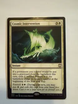 MTG Cosmic Intervention Kaldheim Commander Magic Card # 003 - Image 1