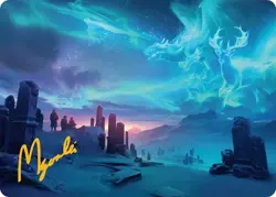 Auroral Procession (20/54) - Tarkir: Dragonstorm - Art Series Gold Signature - Image 1