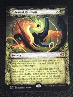 MTG Lorwyn Eclipsed Celestial Reunion Showcase 0326 NM Mythic - Image 1