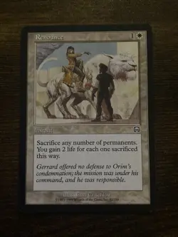Renounce 42/350 Mercadian Masques MTG Magic The Gathering D9108* - Image 1