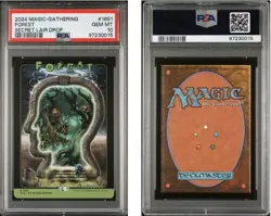 MTG PSA 10 Brain Dead Lands Forest #1651 Basic Secret Lair Drop Lindsten NonFoil - Image 1