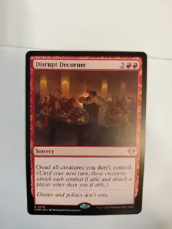 Disrupt Decorum Commander Masters Regular - Image 1