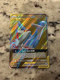 Pokemon Latias & Latios GX TAG TEAM Full Art Ultra Rare Holo 169/181 HP 250 - Image 1