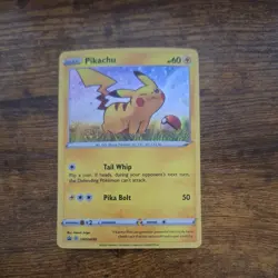 Pokemon - Pikachu SWSH039 - Black Star Promo - LP - Image 1