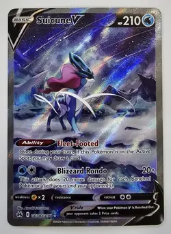 Pokemon Cards Suicune V GG38/GG70 Crown Zenith Galarian Gallery Holo Rare NM - Image 1