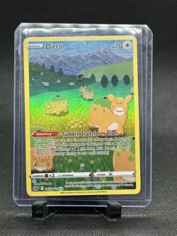 Ditto Gg20/GG70 Galarian Gallery Crown Zenith Full Art Holo Rare Pokemon Card - Image 1