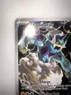 Pokemon Thundurus TCG Promo 209 Holo Rare Black Bolt Black Star NM - Image 2