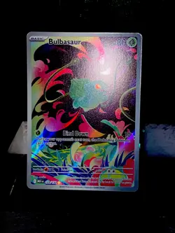2025 POKEMON MEG EN-MEGA EVOLUTION 133/132 BULBASAUR -L👀K-MUST SEE-CLEAN - Image 3