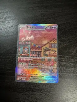 Pokemon TCG Mew EX 053 Holo Black Star Promo Scarlet & Violet 151 NM Condition - Image 1