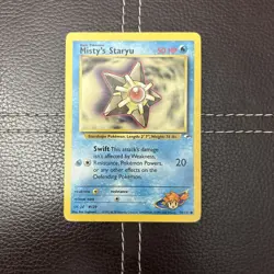 Pokemon TCG - Misty's Staryu - 90/132 - Gym Heroes - HP Common (2000) - Image 1