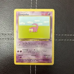 Pokemon TCG - Slowpoke - 55/62 - Fossil - MP Unlimited Common (1999) - Image 1