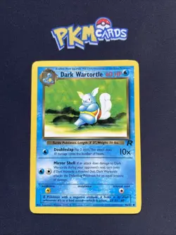 Pokemon TCG Dark Wartortle Team Rocket 46/82 Regular LP. - Image 1