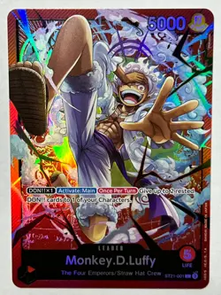 Monkey.D.Luffy ST21-001 - One Piece TCG Starter Deck EX: Gear 5 Foil Leader - Image 1