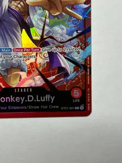 Monkey.D.Luffy ST21-001 - One Piece TCG Starter Deck EX: Gear 5 Foil Leader - Image 5