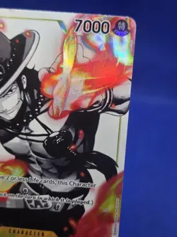 One Piece Ultra Deck Three Brothers Portgas D Ace ST13-011 Parallel Alt Art NM - Image 4