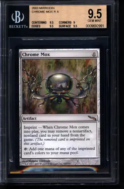 Chrome Mox Mirrodin 2003 MTG Magic the Gathering BGS 9.5 - Image 1
