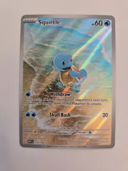 Pokemon Squirtle Holo Card TCG SV Scarlet & Violet 151 Series 170/165 - Image 1