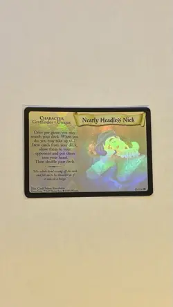 Nearly Headless Nick Rare Holo Card Harry Potter TCG #13 - Image 1