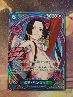 Bandai One Piece Card Game Boa Hancock SR Foil EB03-026 Japanese Single Card - Image 1