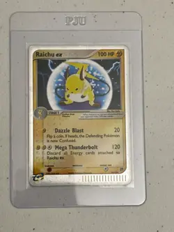 Raichu EX Sandstorm Pokemon TCG 2003 Holo Ultra Rare E-Series Card - Image 1