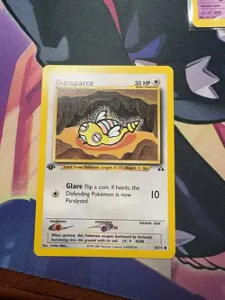 Pokemon TCG Dunsparce Neo Discovery 1st Edition Common Card 54/75 MP - Image 1