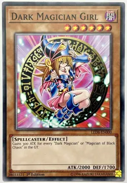 LED6-EN000 Dark Magician Girl - Common 1st Edition Near Mint YuGiOh Card - Image 1