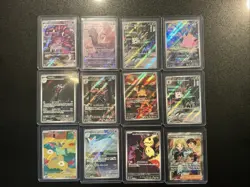 TCG Pokemon Full Art Mixed Lot (12 Cards) - Image 1