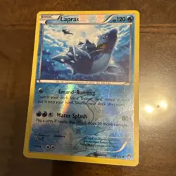 Pokemon Card Lapras Breakpoint Uncommon 28/122 Near Mint foil holo - Image 1