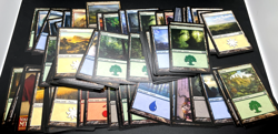 Magic the gathering (100) card lot of Basic land cards Never played with NM/MT - Image 1