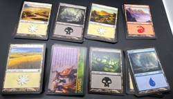 Magic the gathering (100) card lot of Basic land cards Never played with NM/MT - Image 3