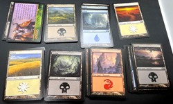 Magic the gathering (100) card lot of Basic land cards Never played with NM/MT - Image 4
