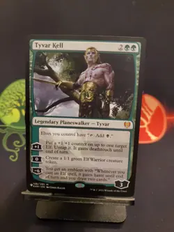 Tyvar Kell The List Reprints (KHM 198) Regular Planeswalker Elf Green Black - Image 1
