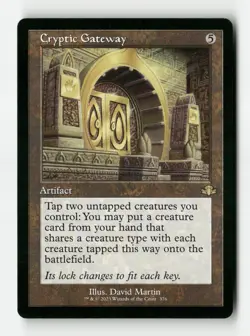 Cryptic Gateway (Retro Frame) Dominaria Remastered Regular - Image 1