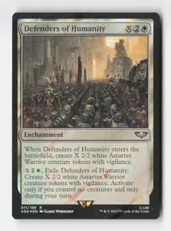 Defenders of Humanity (Surge Foil) Universes Beyond: Warhammer 40,000 #11 Rare - Image 1