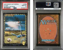 MTG PSA 10 Brain Dead Lands Plains #1652 Basic Secret Lair Drop Reavis Non Foil - Image 1