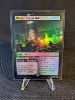 Midgar, City of Mako (Borderless) Final Fantasy Foil - Image 1