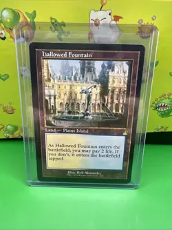 MTG - Hallowed Fountain Retro Frame - Ravnica Remastered - Image 1