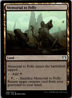 Memorial to Folly U Commander 2020 288 NM - Image 1