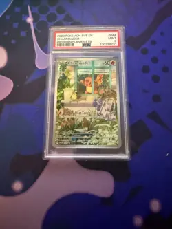 2023 POKEMON OBSIDIAN FLAMES ETB PROMO #044 CHARMANDER PSA 9 - Image 1